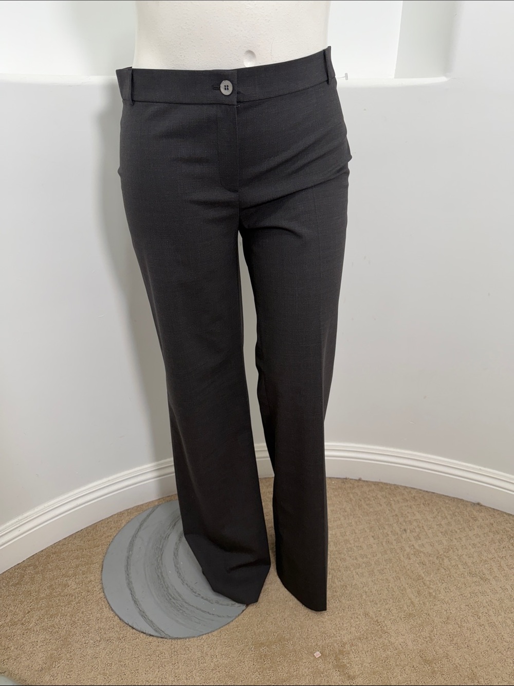 ESCADA Sport  Classic Straight-Leg Dress Pants Black WoolElastane  EU 40